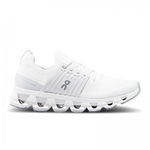 QC Cloudswift 3 レディース ロード ランニングシューズ 白 | 69817-AGHK