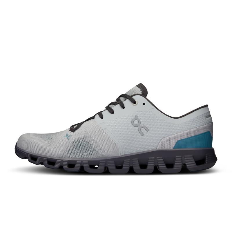 QC Cloud X 3 メンズ ロード ランニングシューズ グレー | 46950-BVSK