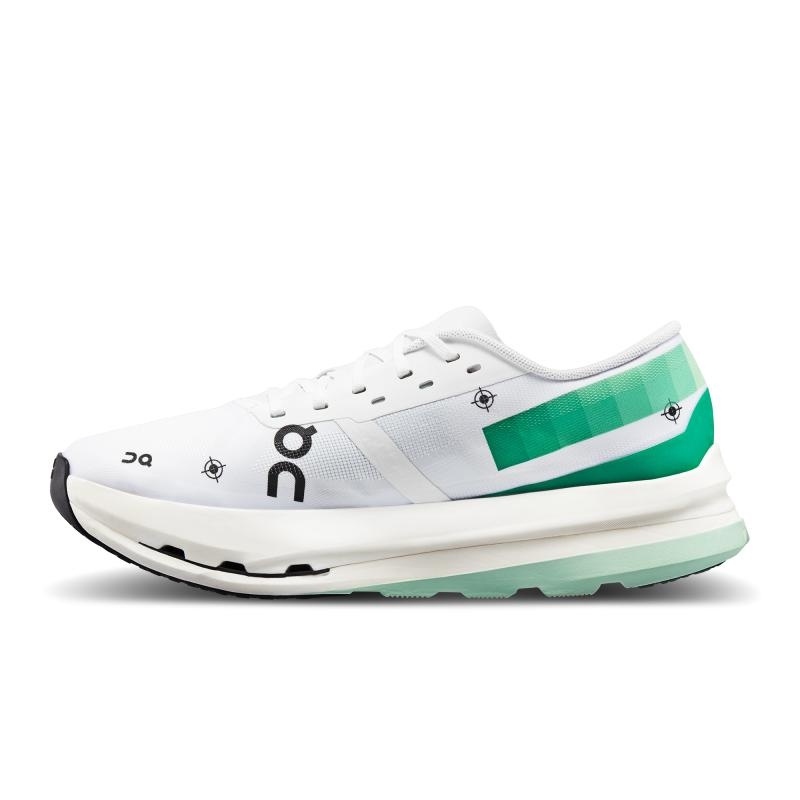 QC Cloudboom Echo 3 レディース Competition Running Shoes Undyed-White | Mint | 09215-PYVR