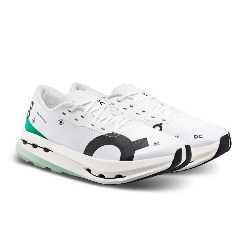 QC Cloudboom Echo 3 レディース Competition Running Shoes Undyed-White | Mint | 09215-PYVR