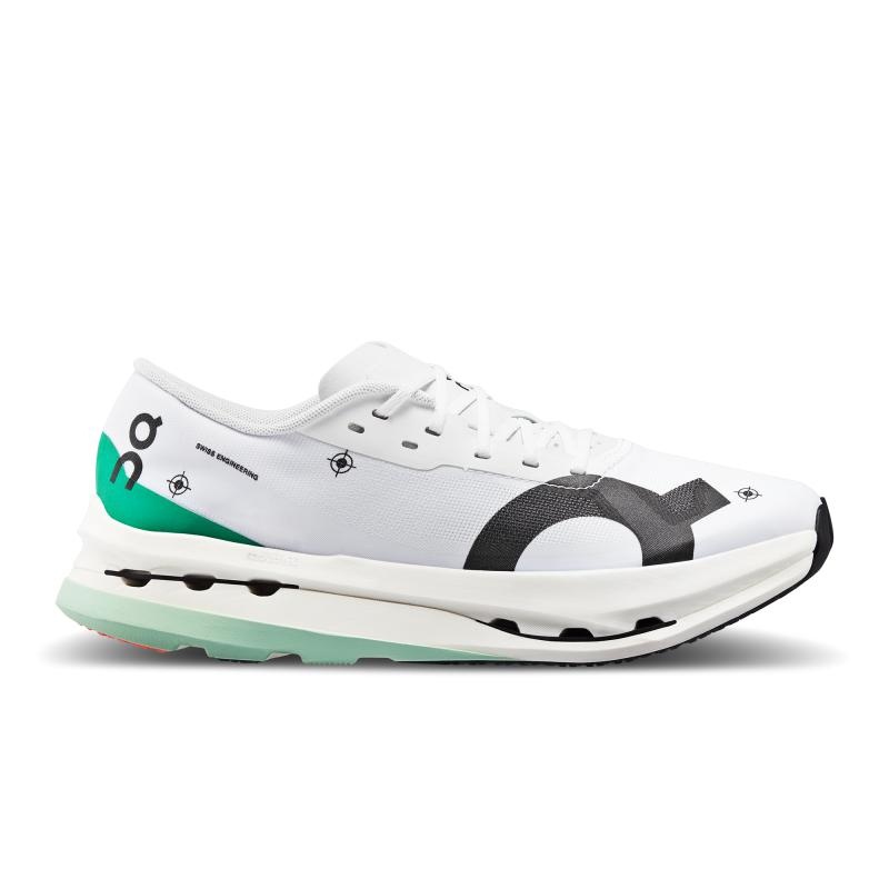 QC Cloudboom Echo 3 レディース Competition Running Shoes Undyed-White | Mint | 09215-PYVR