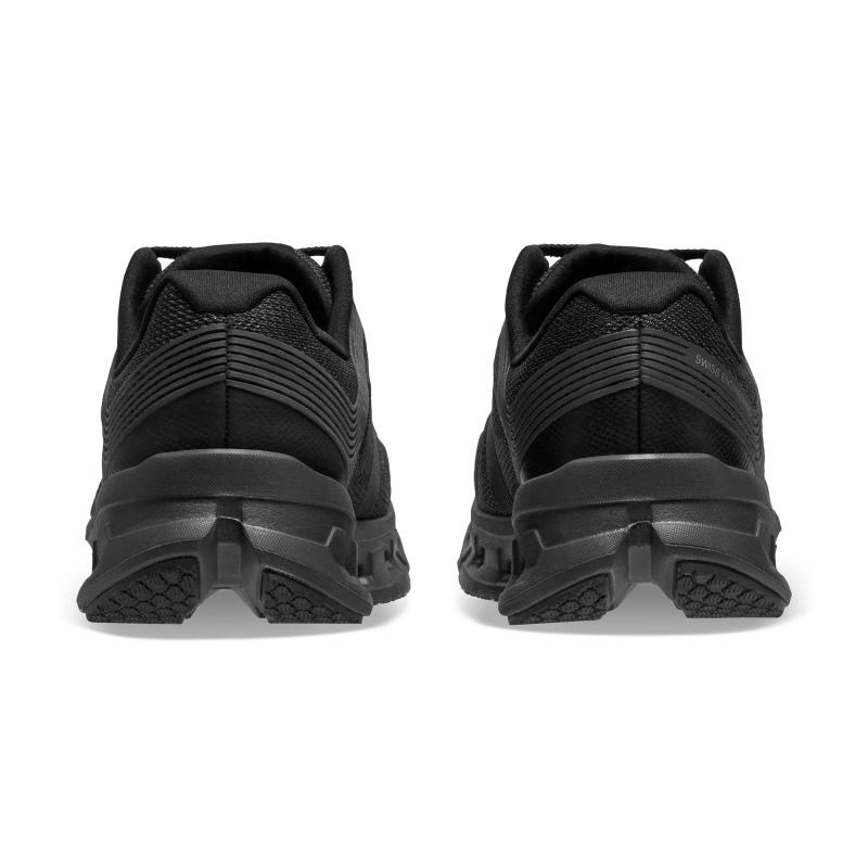 QC Cloudgo ワイド レディース ロード ランニングシューズ 黒 | 81462-LQYT