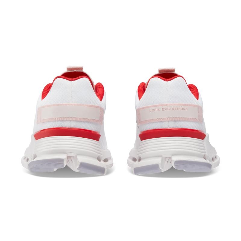 QC Cloudnova Form レディース Lifestyle Shoes 白 赤 | 38607-CAEJ