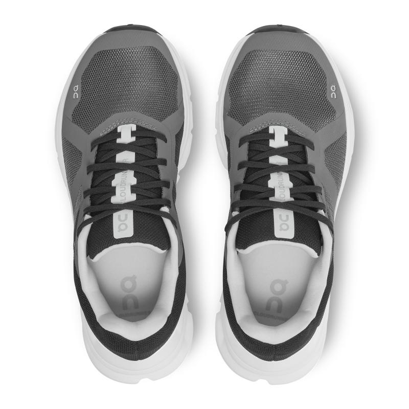 QC Cloudrunner レディース ロード ランニングシューズ 黒 | 53204-PXNI