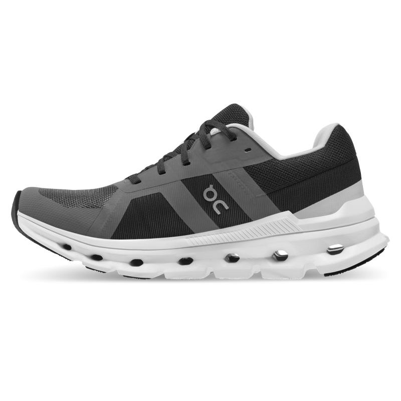 QC Cloudrunner レディース ロード ランニングシューズ 黒 | 53204-PXNI
