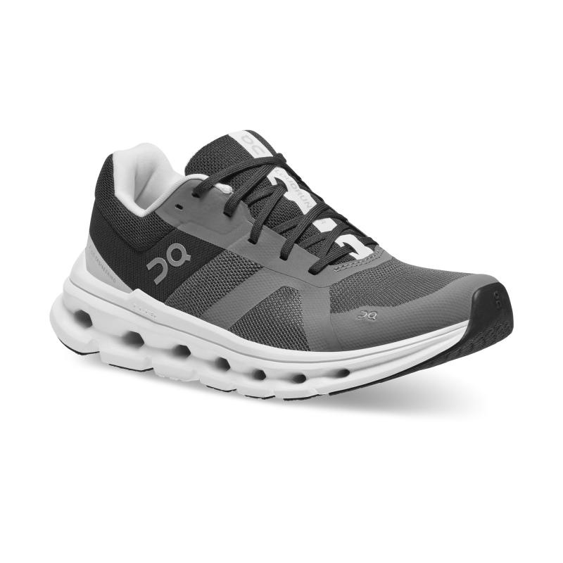 QC Cloudrunner レディース ロード ランニングシューズ 黒 | 53204-PXNI