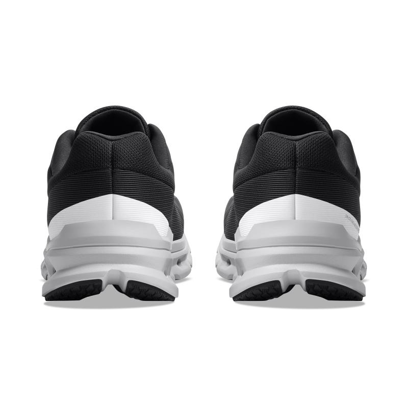 QC Cloudrunner ワイド メンズ ロード ランニングシューズ 黒 | 06395-NRGJ
