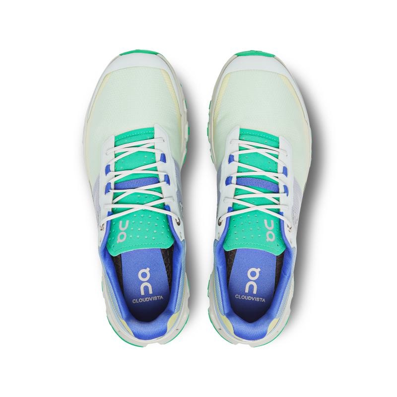 QC Cloudvista メンズ トレイルランニングシューズ Creek | Mint | 16307-LXFP