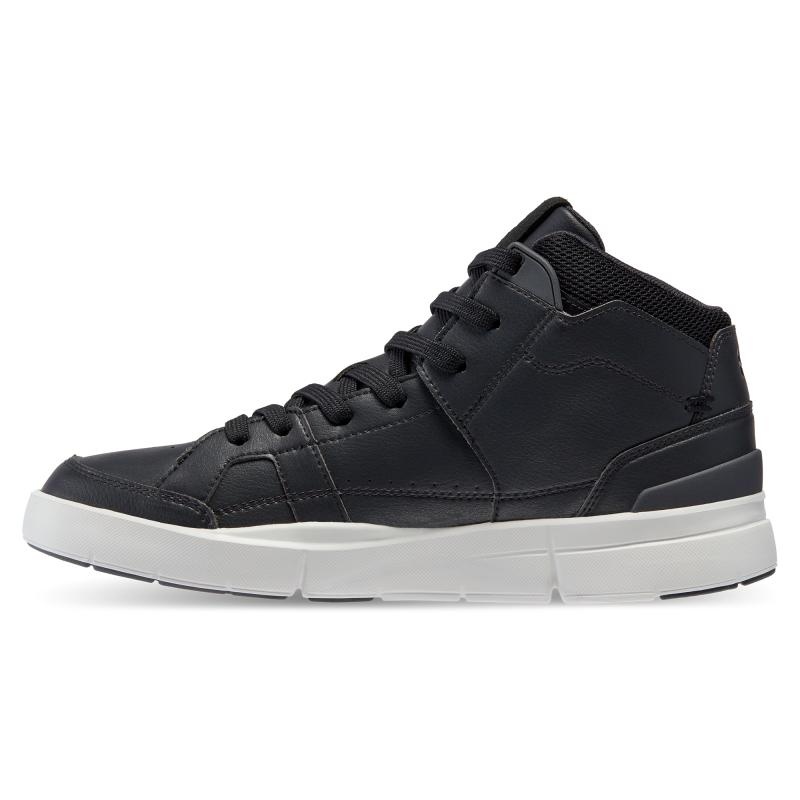 QC THE ROGER Clubhouse ミッドカット レディース Lifestyle Shoes 黒 | 34926-YDBI