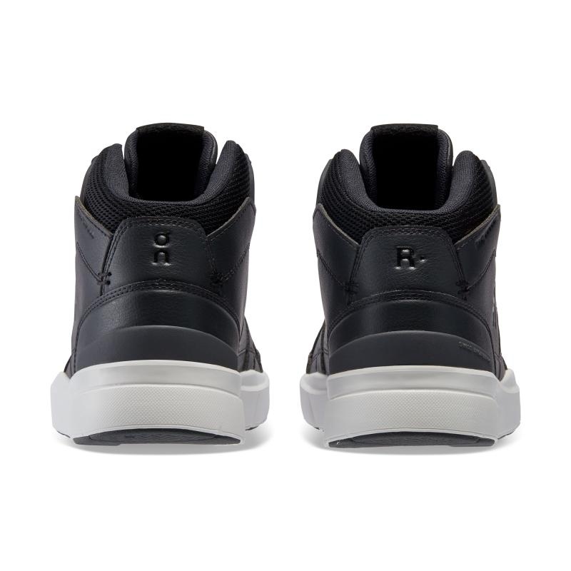 QC THE ROGER Clubhouse ミッドカット レディース Lifestyle Shoes 黒 | 34926-YDBI