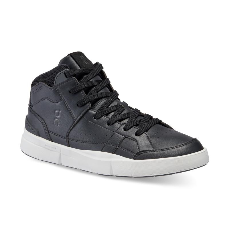 QC THE ROGER Clubhouse ミッドカット レディース Lifestyle Shoes 黒 | 34926-YDBI