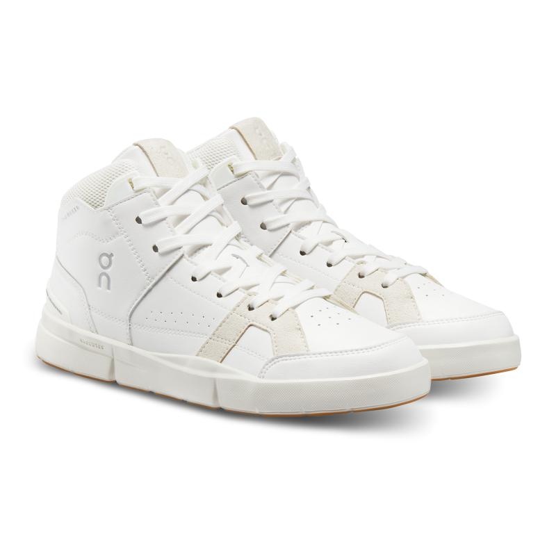 QC THE ROGER Clubhouse ミッドカット レディース Lifestyle Shoes 白 | 94763-GSKQ